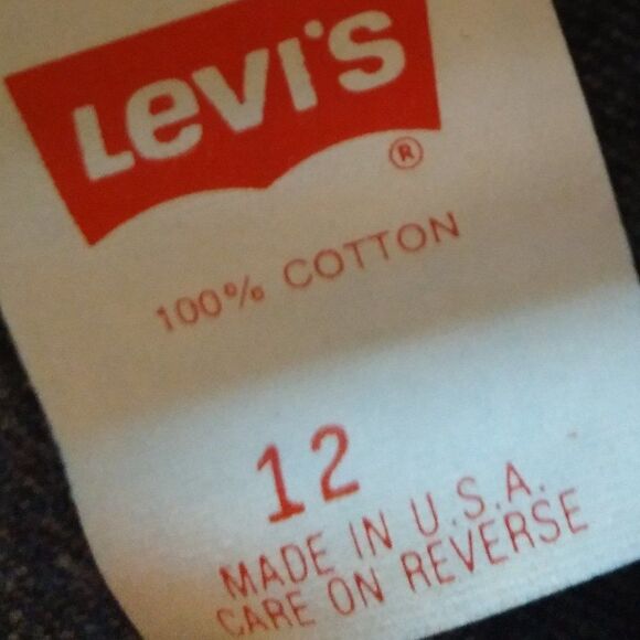 Vintage Levi's Sportswear Tapered Denim Blue Jeans - Picture 5 of 8